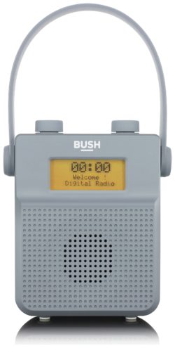 Bush - All Weather Rechargeable Bluetooth DAB Radio - Grey